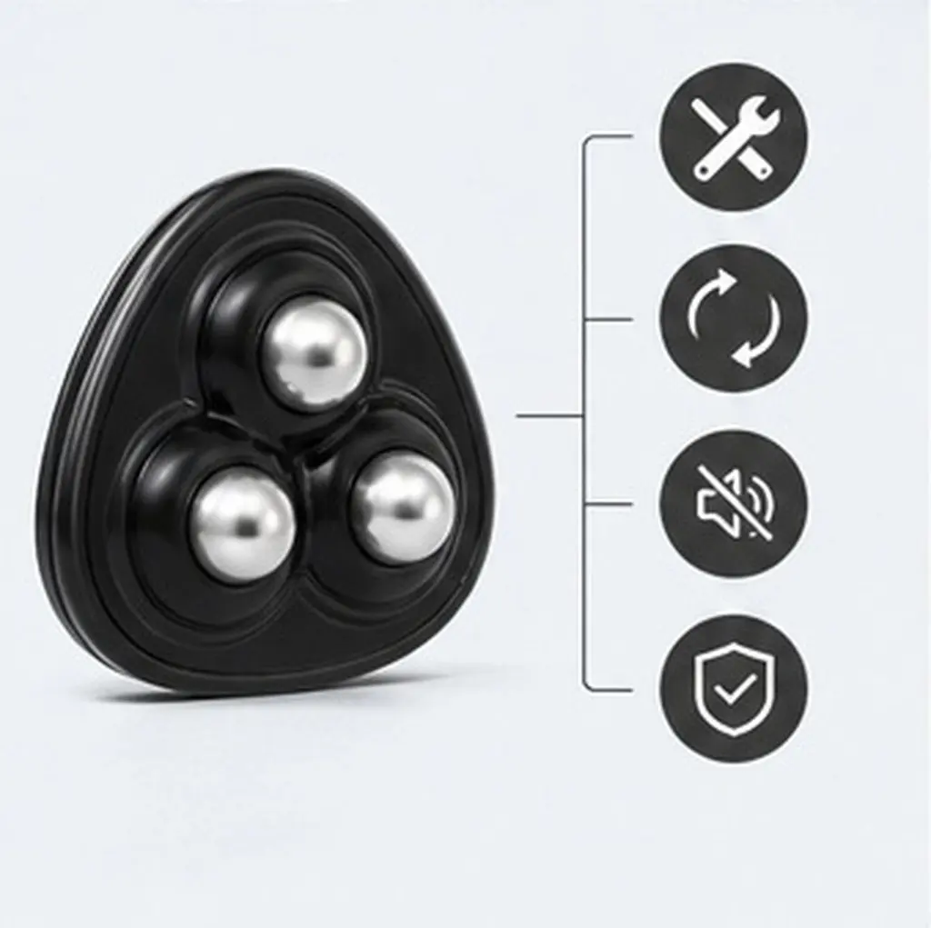 24Pcs Stick on Swivel Caster Wheels Self Adhesive Mini Furniture Casters Rolling Wheels for Countertop Table Furniture Caster