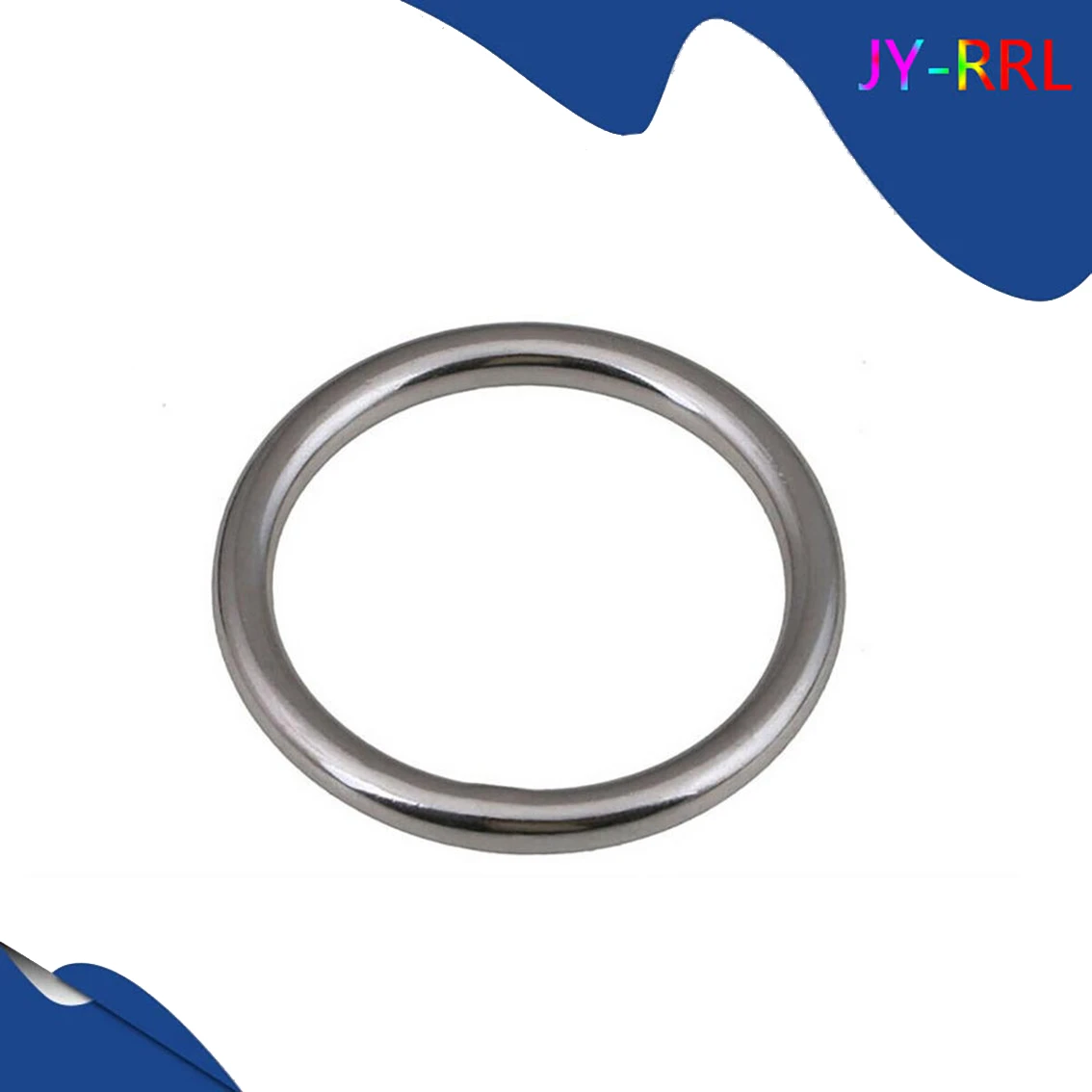 M3-M16 Heavy Duty Welded Round Rings Smooth Solid O Ring 304 Stainless Steel For Rigging Marine Boat Hammock Yoga Hanging Ring