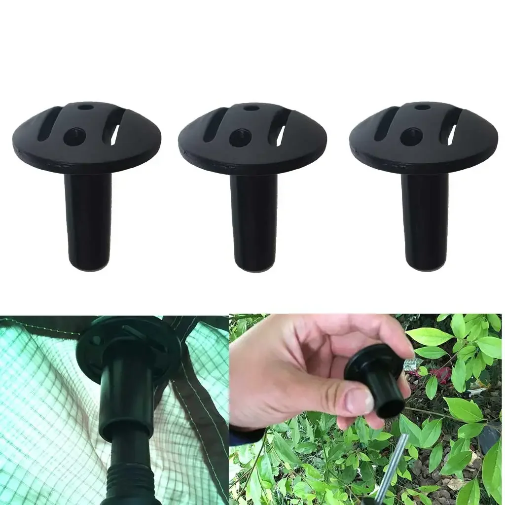 Tent Support Rod Hiking Stick Tip Cap Cover Puncture Proof for Tarp