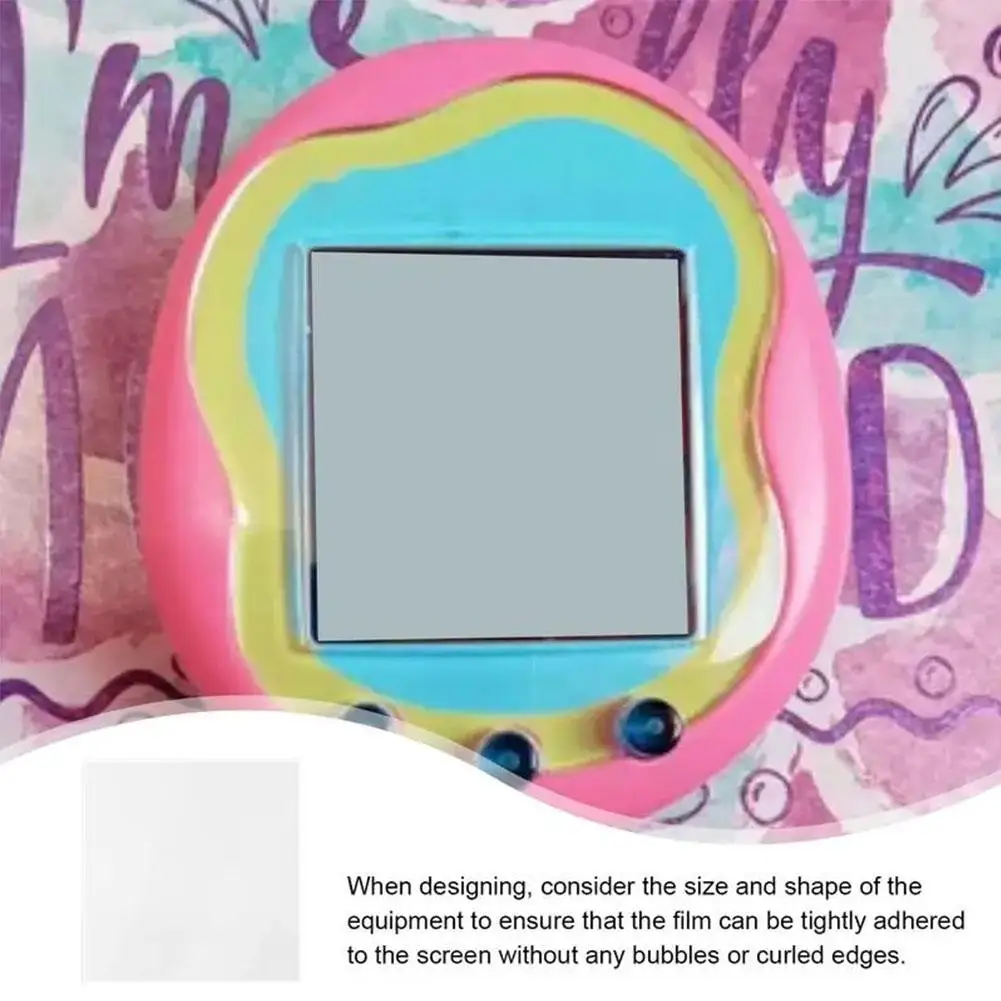 For Tomago Pet Machine 26*25 Screen Film 15.5*15.5 Scratch-resistant Film HD Game 25*24 Protective Console Film Protective H0R0