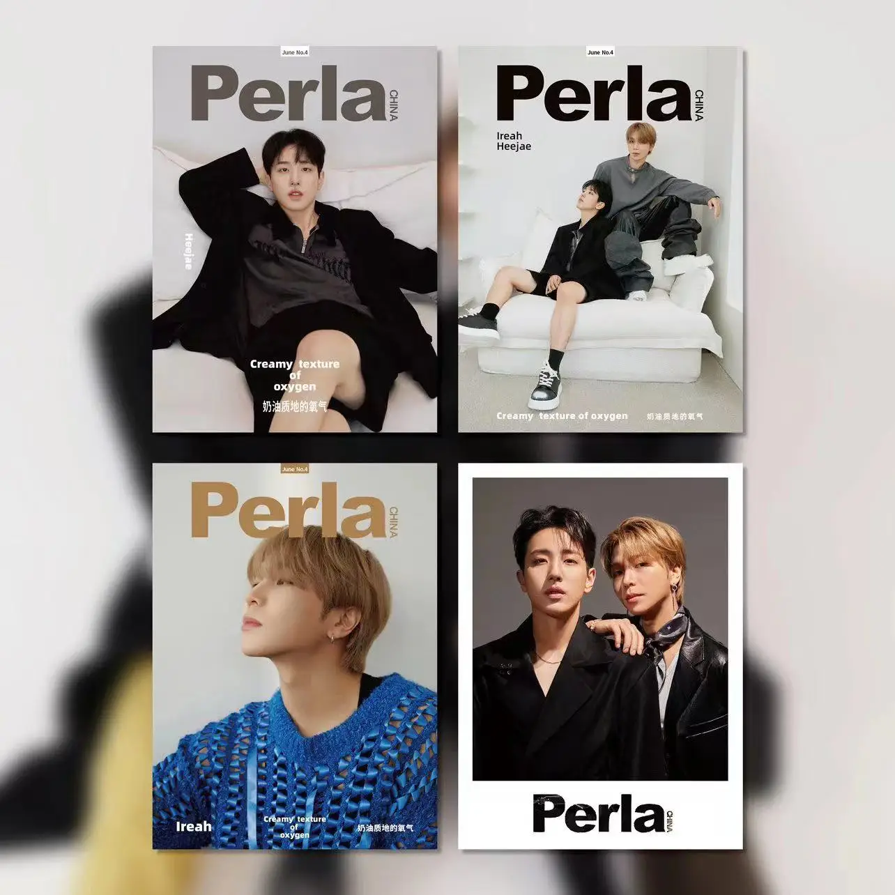 2023 new HEEJAE&IREAH Perla Magazine Limited Edition Set card+poster