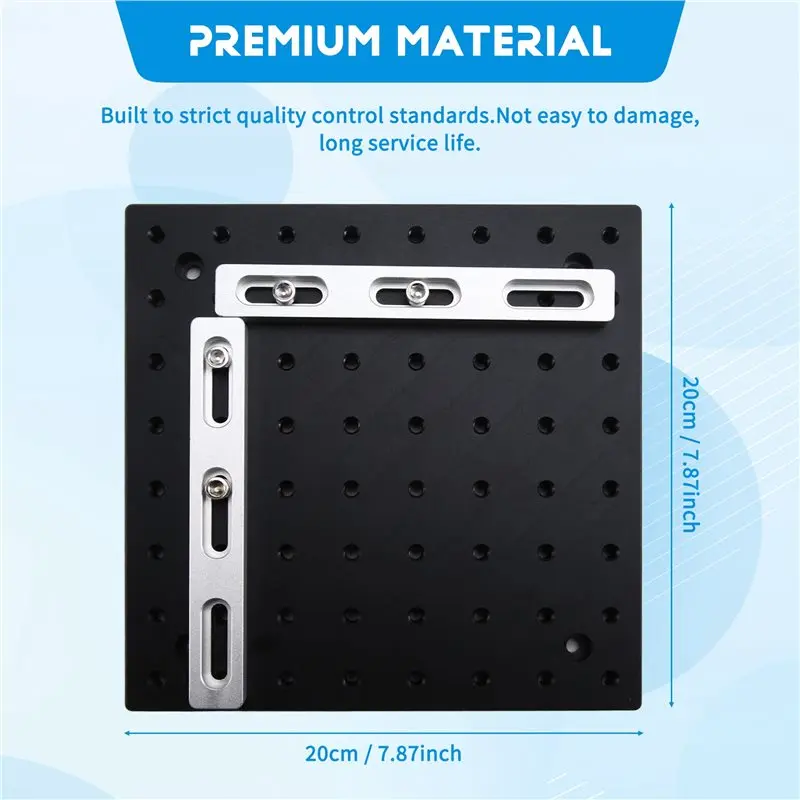 ABSE-For Laser Engraver Compatible Aluminum For Laser Bed-Panel With Positioning Bars, Rapid Fast Heat Dissipation Design
