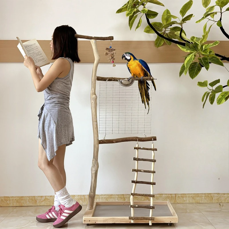 

Big parrot stand, branch bird stand, floor-to-ceiling bird training , oversized , log bird