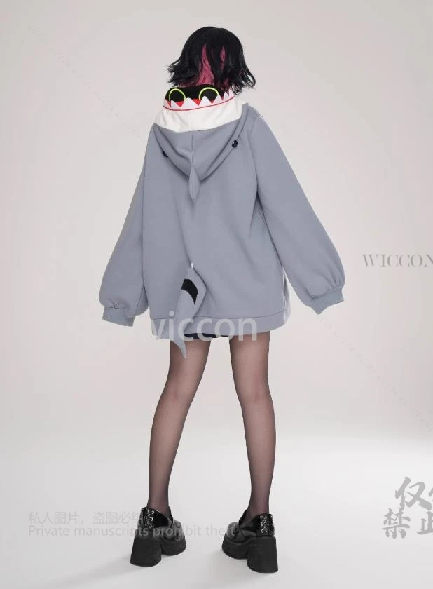 لعبة Zenless Zone Zero Cosplay Eous زي معطف هوديي Ellen Joe Shark لعب الأدوار Kawaii Doll ZZZ النساء والرجال الهالوين مخصص