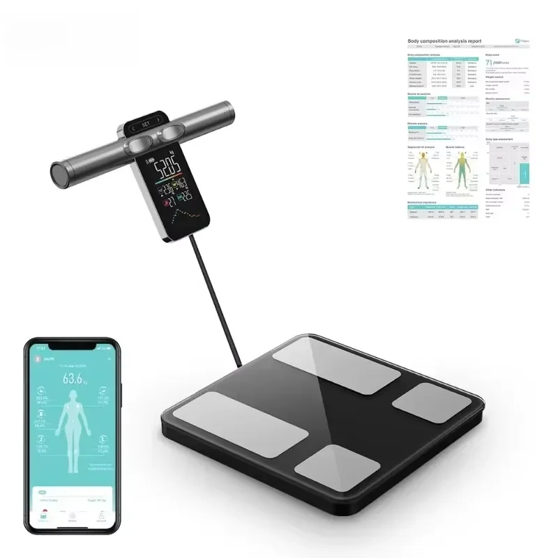 Wireless Digital Body Scale with BMI Display Smart Blue-tooth Glass Bathroom Scale Small Electronic Weighing Device