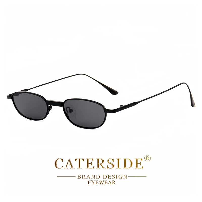 CATERSIDE Retro Polarisierte Sonnenbrille für Herren Kleiner Rahmen TAC-Gläser Punk-Sonnenbrille für Damen Angeln Outdoor Party Brille Sommer – Detail 16