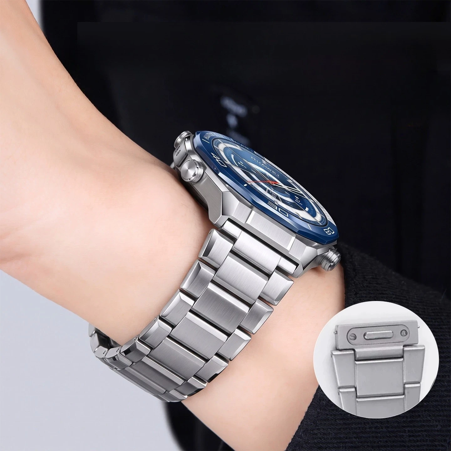 Titanium Strap For HUAWEI Watch Ultimate 2/GT6/GT5/GT4/GT3/GT2/GT7 46mm/Runner 2, 22mm Replacement Watchband Smart Accessorie