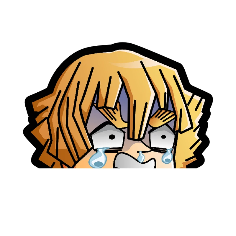 

5 inches Anime Peeker Car Stickers Vinyl Car Cartoon Car Sticker Decal Auto Accessoires