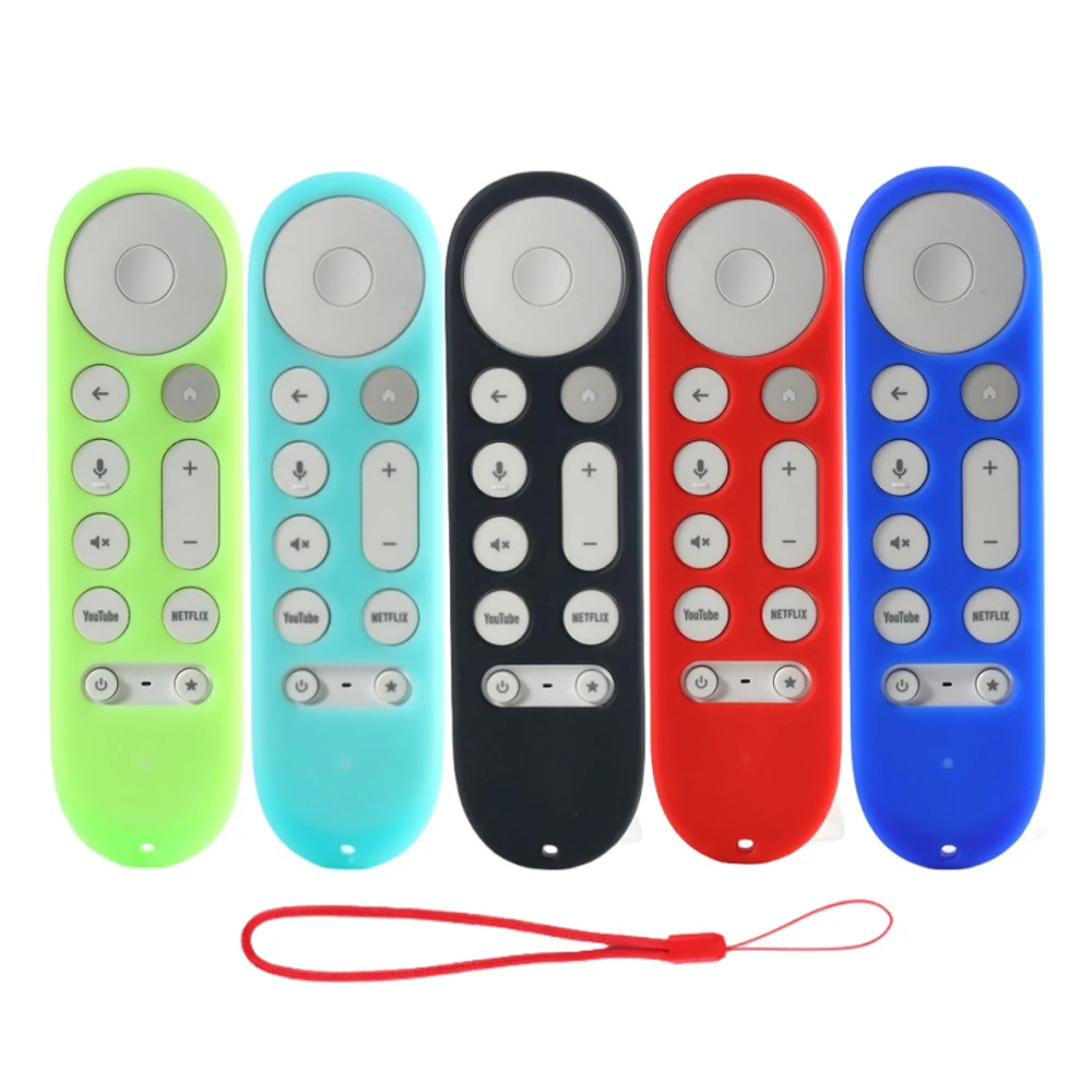 Silicone Remote Controller Cases Protective Covers For Google TV Streamer 4K TV 2024 for Google GY3LE Remote Controller Case