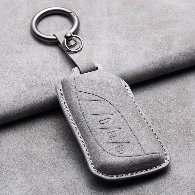 

Leather Car Key Cover Case Holder for Lexus NX IS RX ES GX LX LS UX GS 200 260 300 350 NX200 NX300 RX350 ES300 Key Accessories