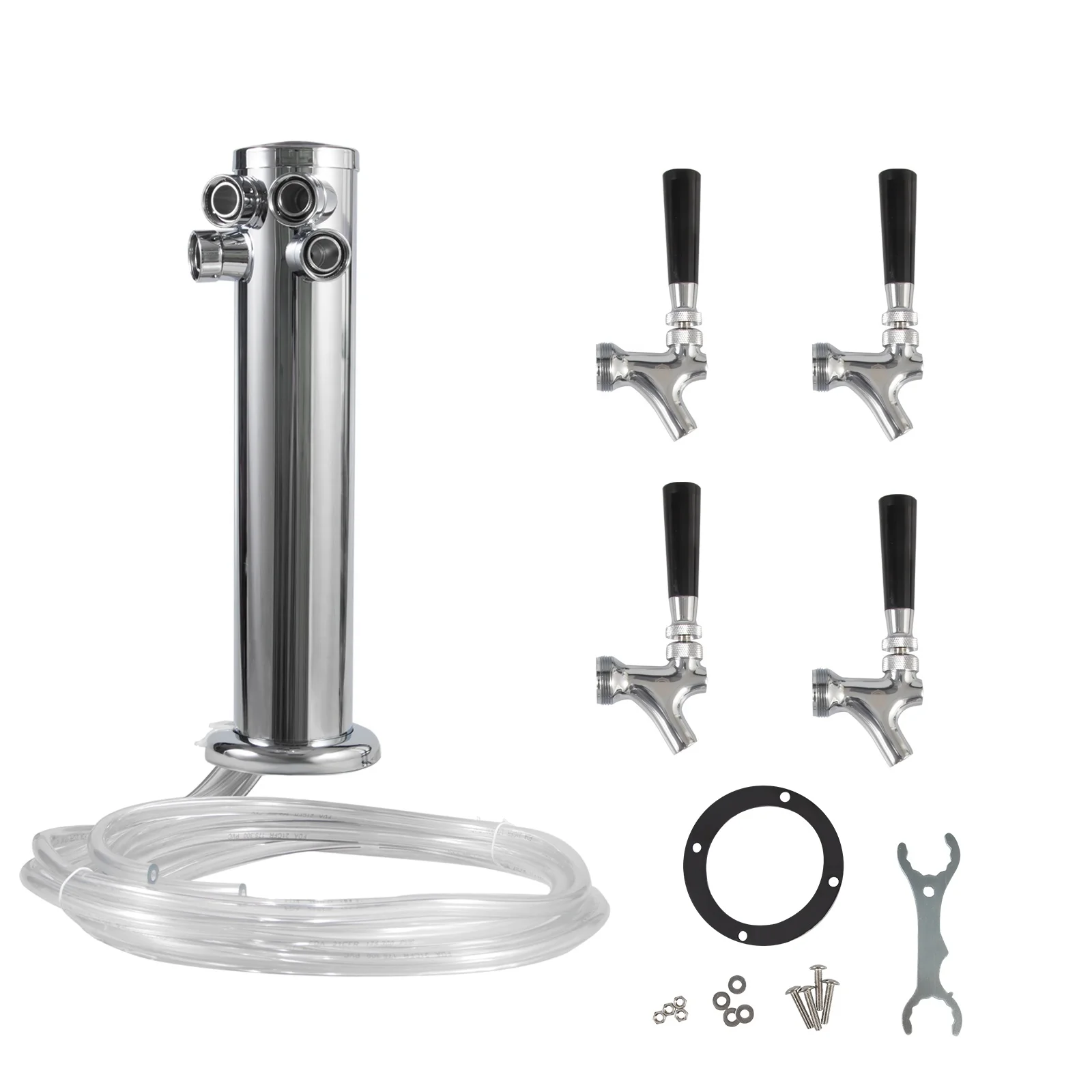 Stainless Steel Draft Beer with 1/2/3/4 Tap faucet kits