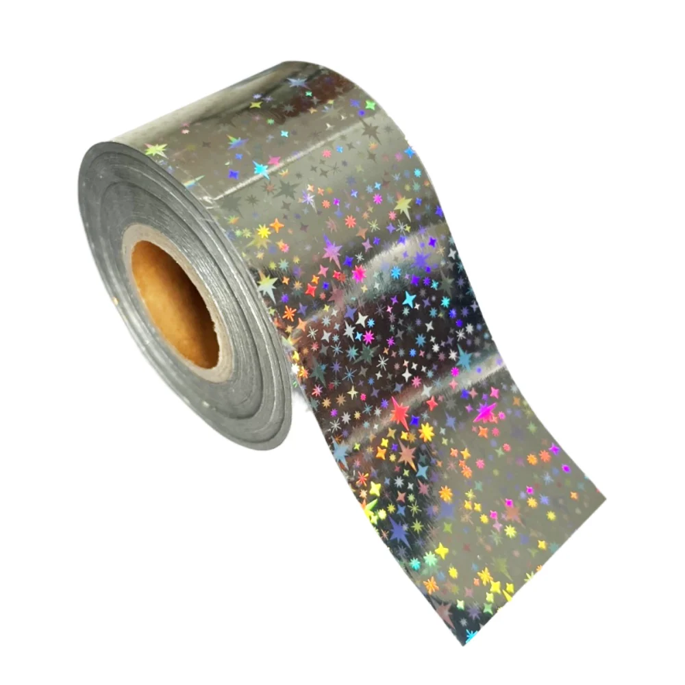 

120 м 4 см мигающая звезда рыболовная приманка фольга голографическая лазерная пленка теплопередающая пленка карп рыбная приманка жесткие мягкие приманки аксессуары