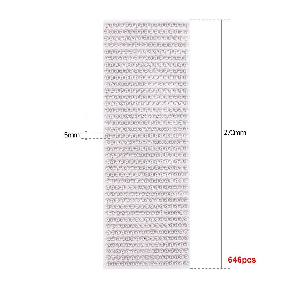 3/4/5/6mm Rhinestone Stickers Music Festival DIY Eyeliner Diamond Decals Gold Silver Flatback Pearls 3D Face Jewelry Women