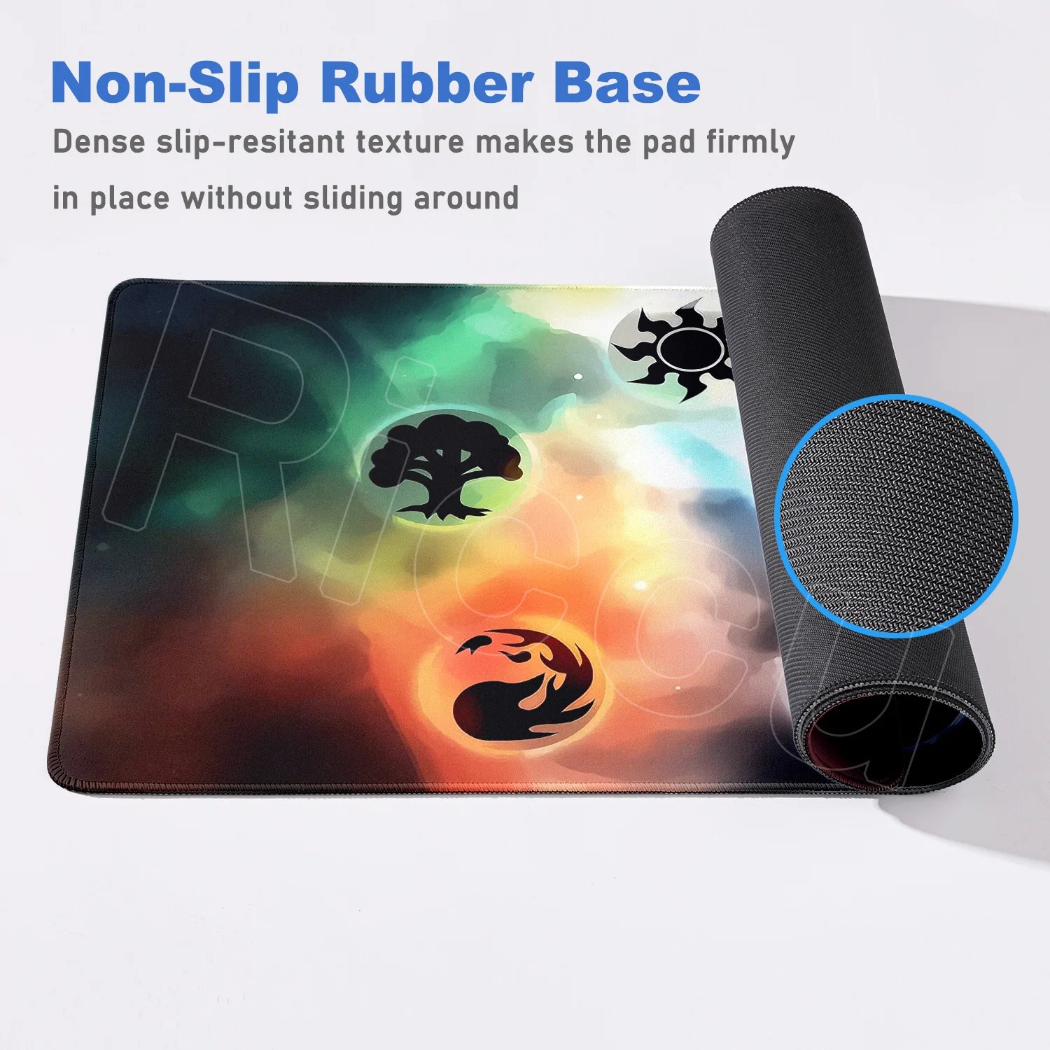 Computer Mousepad 120x60cm Oversize Office Natural Rubber Carpet M-Magic The Gathering Non-slip Playmat Pc Accessories Table Pad