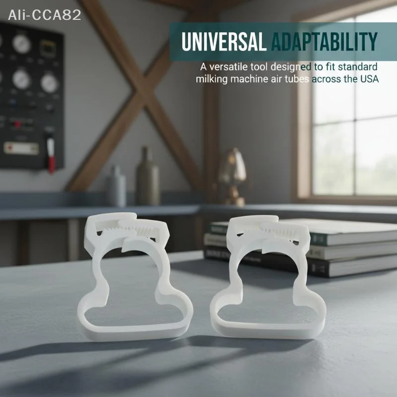 

2Pcs Milking Machine Tube Triplet Air Hose Fix Clip Air Hose Plastic Clamps Pulsating Triple Tube Rubber Hose Organizing Clips