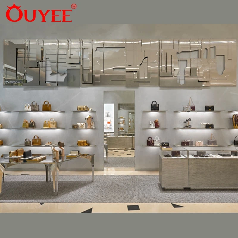 Customized-Custom Made China Clothing Store Furniture Garment Display Rack Ladies Shop Decoration Design Retail Store