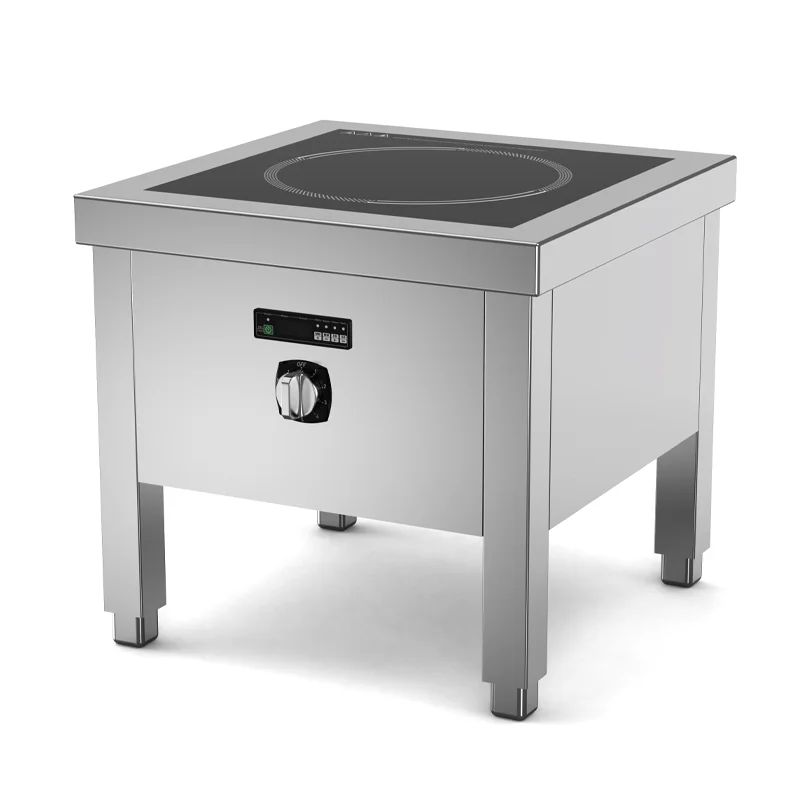 

Commercial 5KW High-Efficiency Induction Flat Soup Stove Energy-Saving Stainless Steel Stock Pot For Restaurant And Hotel Use