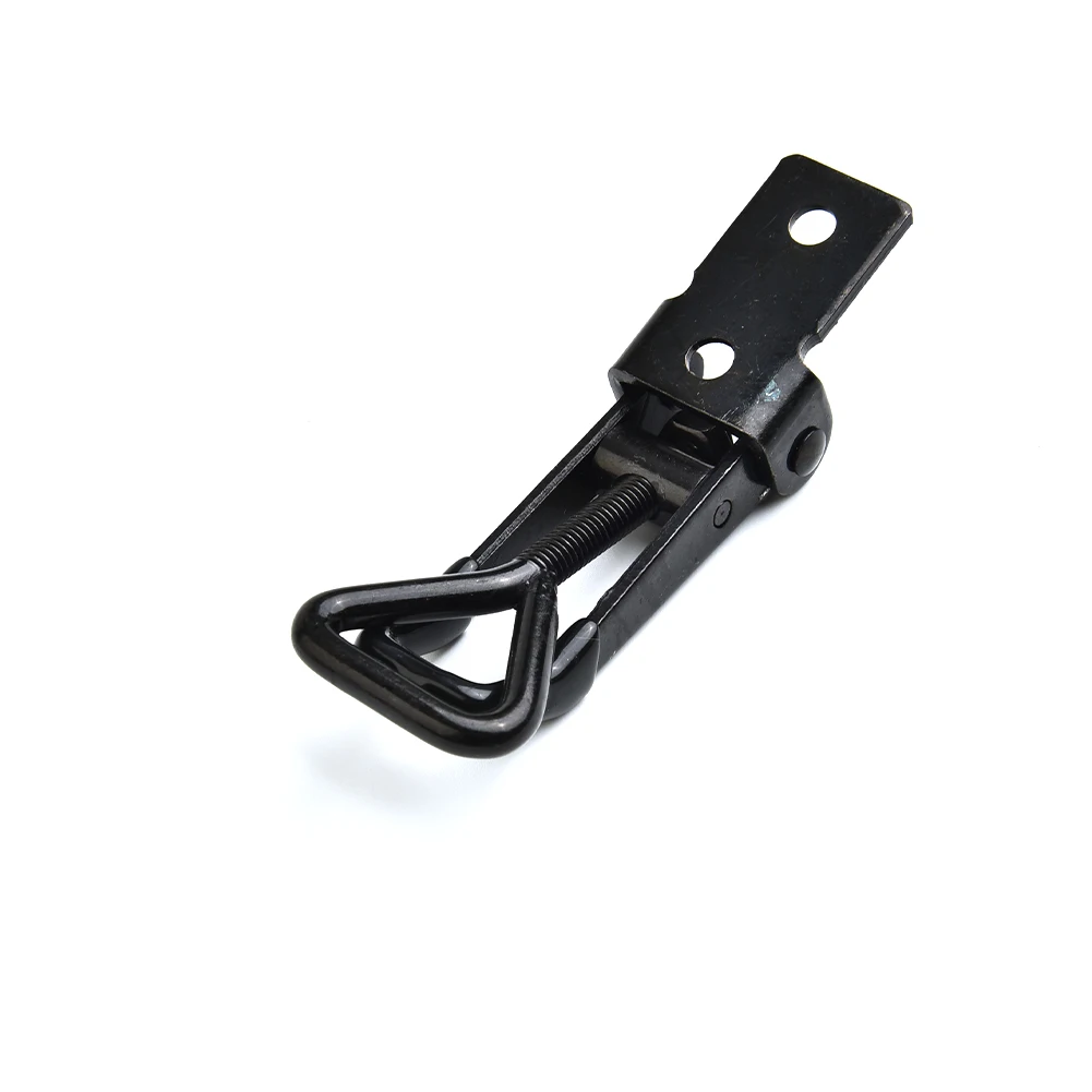 Black GH4001 Toggle Clamp Material Adjustable Mounting Distance for Different Applications Hassle Installation 2Pcs