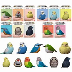 Original Kawaii Simulation Figurine Handheld Birds Parrot Peony Little Friends 4 Cute Model Action Figure Toys Gift