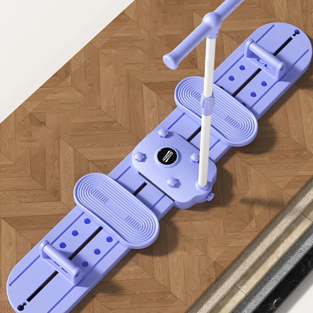 Máquina de esquí para Fitness, entrenador de esquí plegable, fortalecedor pélvico y de cadera multifunción con mango y cuerda de tracción para entrenamiento de cuerpo completo