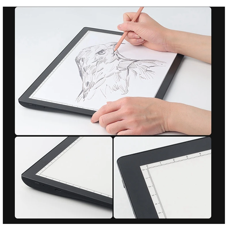 A4 Drawing Board Pad Lithium Battery LED Luminous Copy Drawing Tablet Copying And Writing Platform Eye Protection Easier