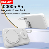 10000mAh Magnetic Wireless Power Bank Portable USB C Cable Fast Charging External Battery For Apple Watch iPhone Xiaomi Samsung