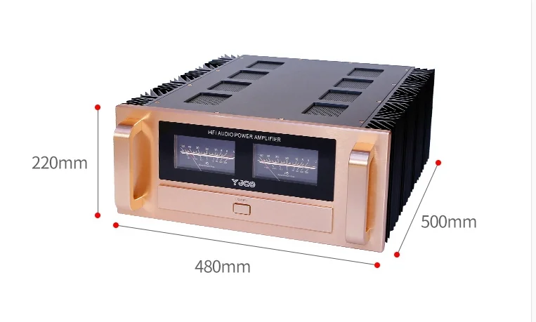 New A65 fully balanced pure rear level gold seal fever pure Class A HiFi gall taste palace level high-power power amplifier