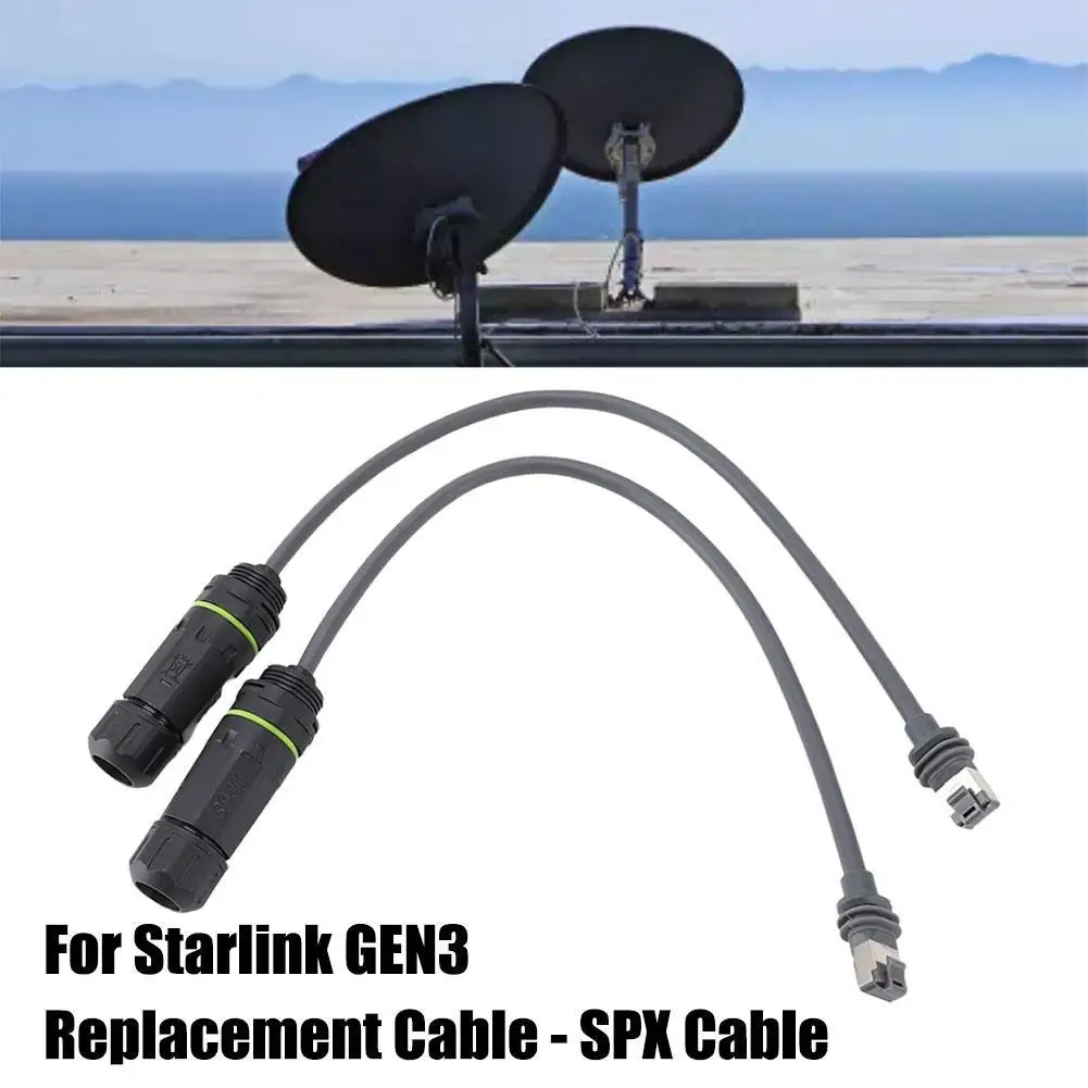 For SPX Cable RJ45 Connector Suitable for StarLink Gen3 Replacement Cable High-speed Data Transmission Wear Resistant Plug Play