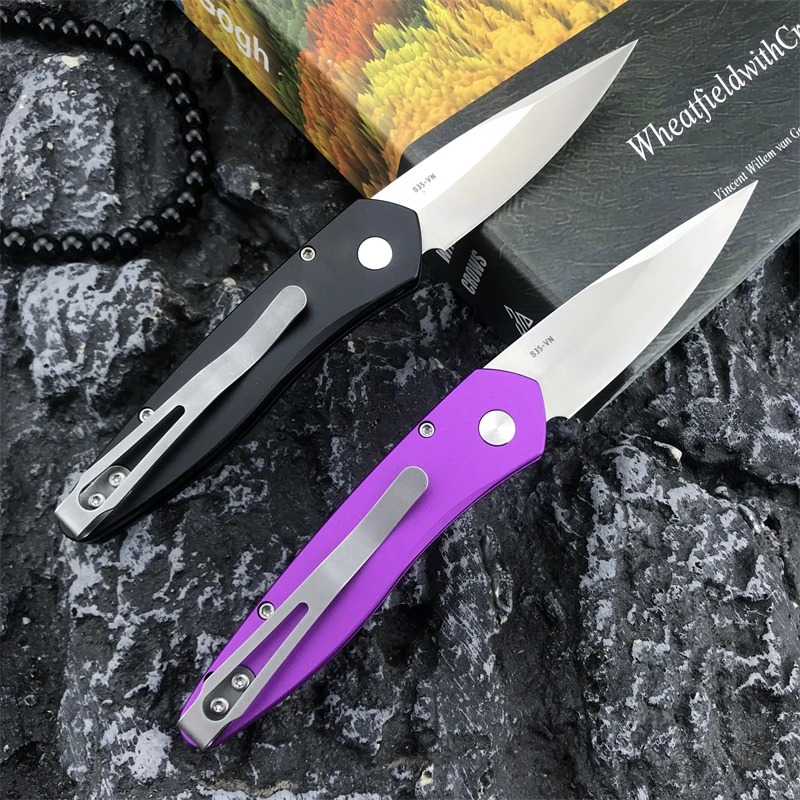 Protech Ultra Tech 3407 Tactical Hunting Camping Assisted Flipper Folding Knife T6 Aluminum Handle Survival EDC Tool Knife