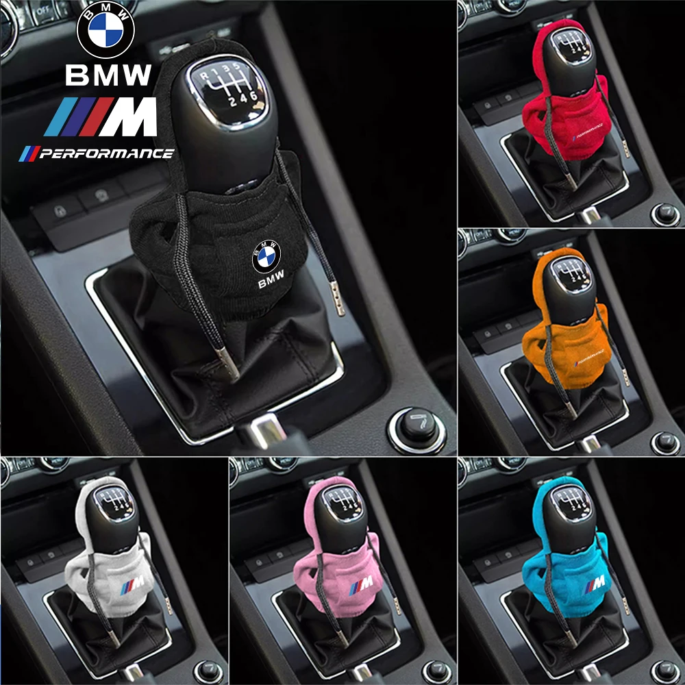 Car Gear Shift Hoodie Covers Auto Handle Interior Decor Accessories For BMW M M3 M5 F10 F30 F20 E28  E36 E39 E46 E91 Performance