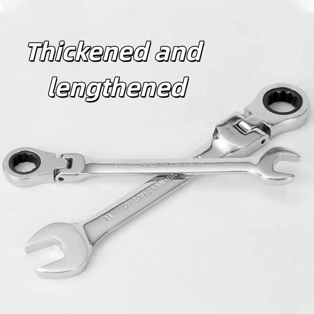 Juego de Llaves de Trinquete Ajustables de 6 mm, Llave Rápida para Reparación de Bicicletas, Automóviles, Taller Mecánico, Caja de Herramientas