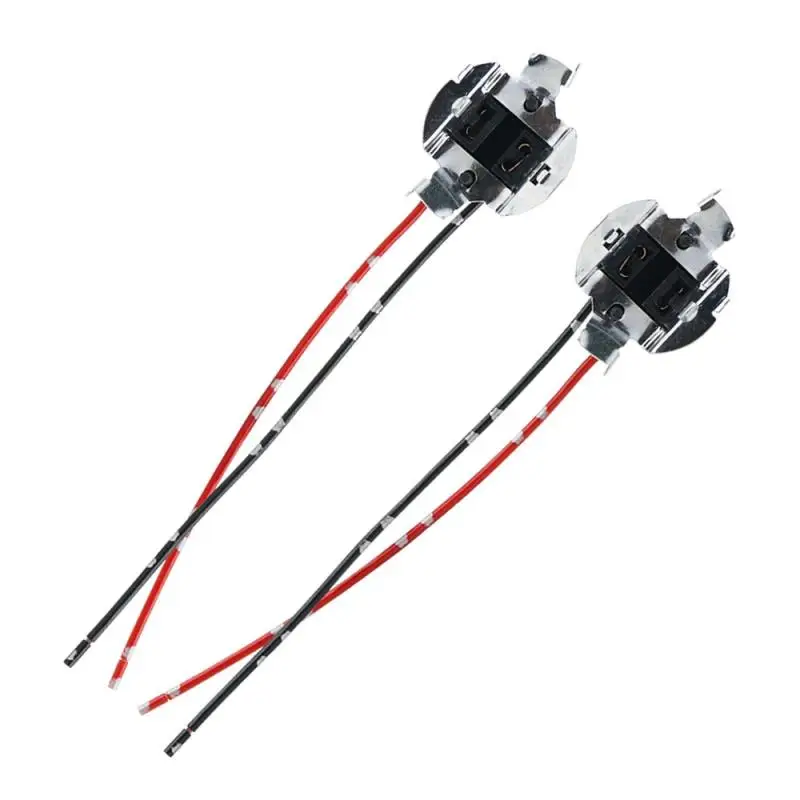 Set of 2 Sagitar Headlight Socket Connector, Wiring Adaptor for H7 Halogen Lamp Holder