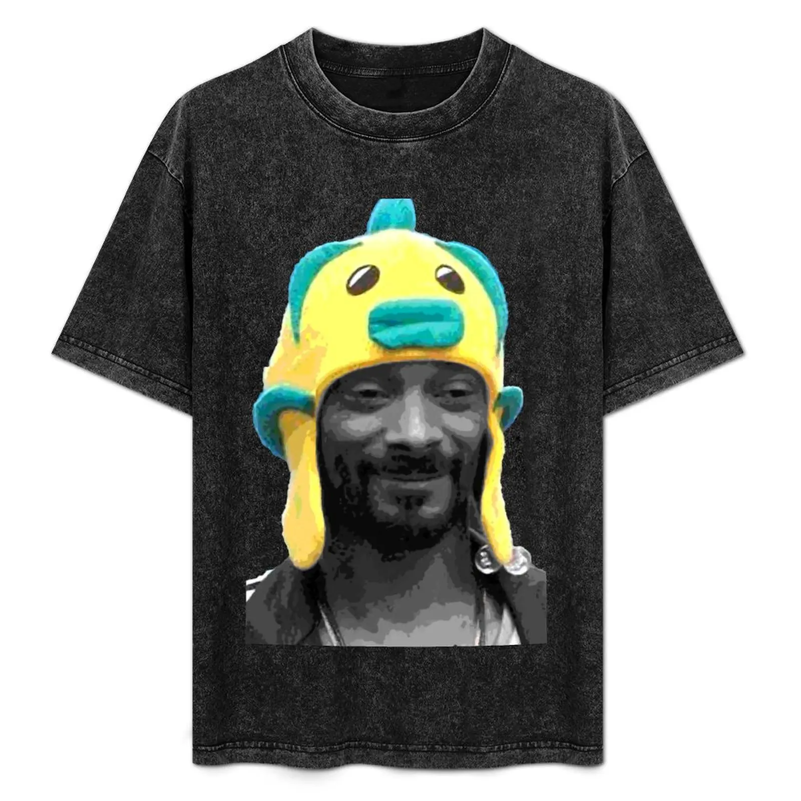 

Snoop gone fishing T-Shirt Street Art Print Tee Shirt