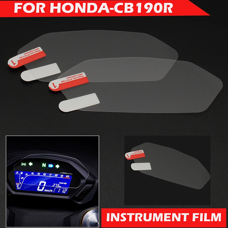 

Rhyming Motorcycle Dashboard Protector Instrument Film Dashboard Screen Sticker Anti-scrat Fit For Honda CB190R CB190X