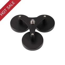 TMM01 GNSS Antenna Triple Magnetic Installation, OD100mm, with 5/8 '' -11 Stainless Steel Thread, Black Plastic Material