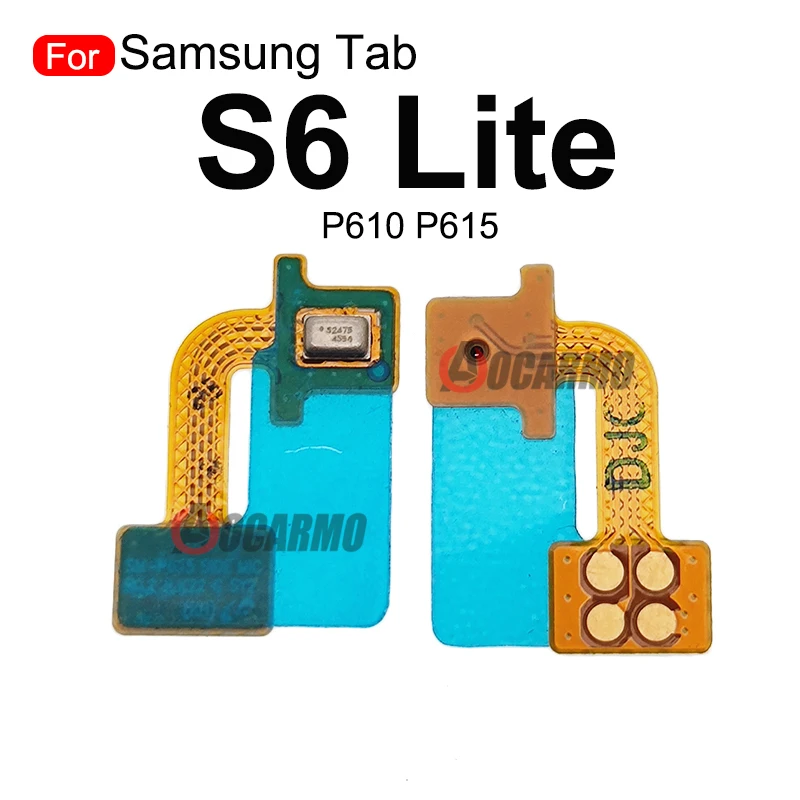 For Samsung Galaxy Tab S6 Lite P610 P615 Top Mic Side Microphone Flex Cable Replacement Parts