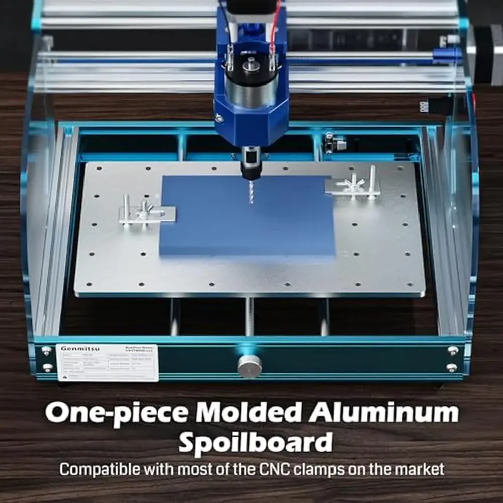 CNC 라우터 키트 조각기 목재 기계 겐미츠, 이상적인 초보자 리미트 스위치, E-스톱 Z-프로브 액세서리 알루미늄, 3018-PROVER V2