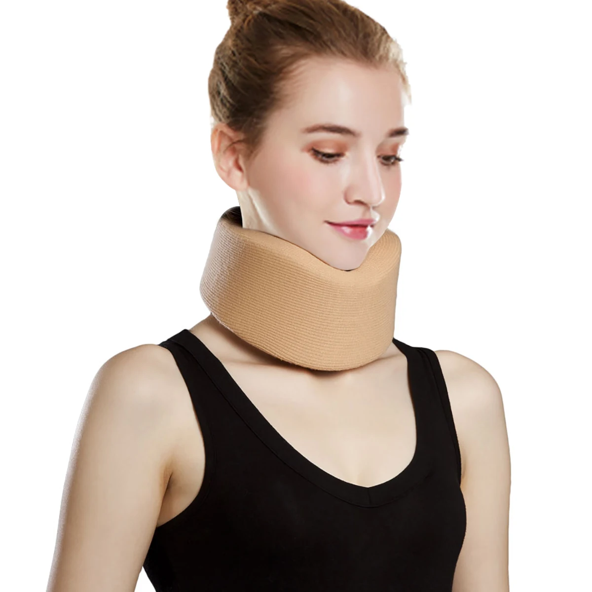 

Soft Foam Neck Brace, Cervical Collar Neck Brace for Neck Pain and Support, Comfortable Corrector Wrap for Posture, Sleeping