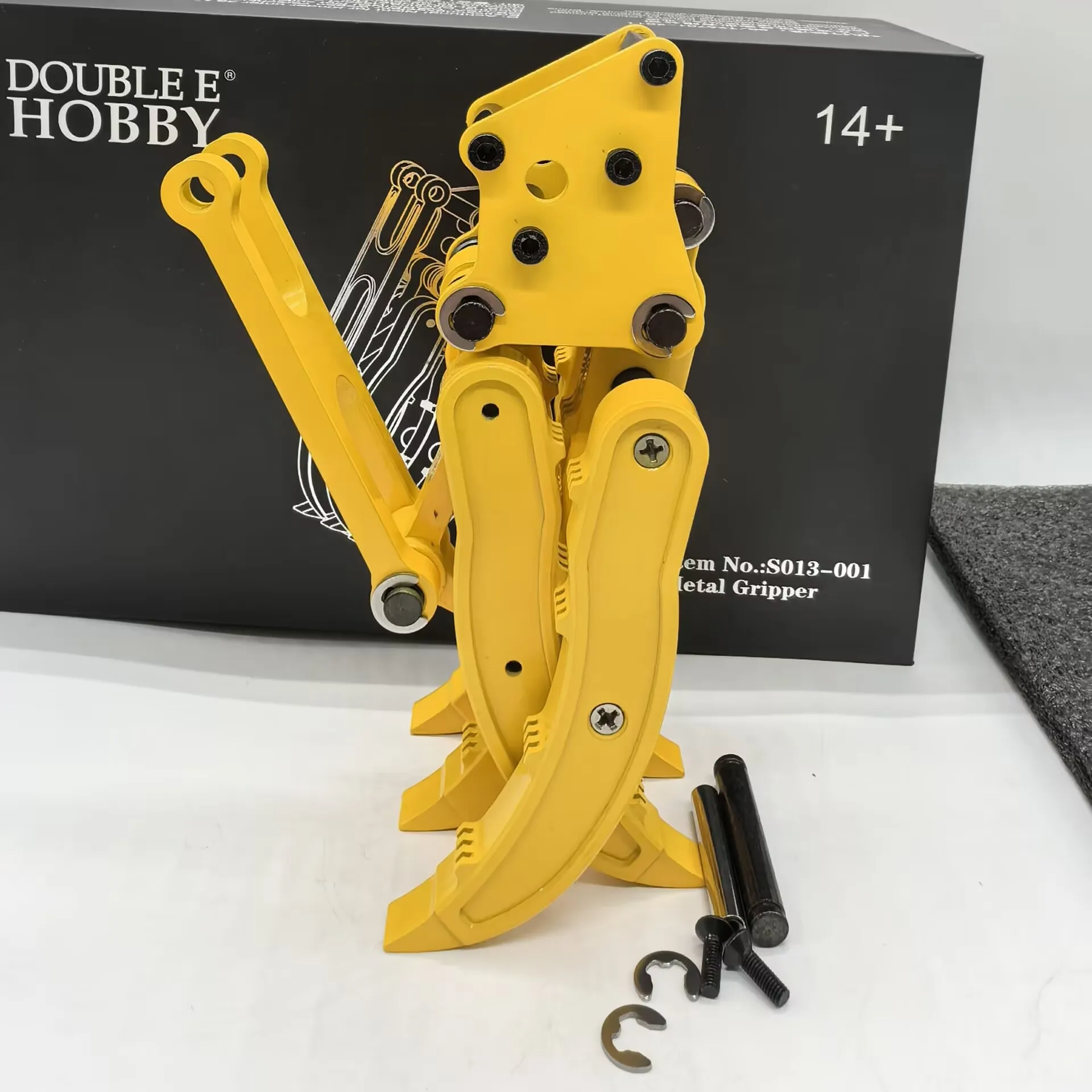 Doublee For Rc 1:14 E010 E111 Hydraulic Excavator With Dual e Ec160e Metal Quick Hanging Movable Gripper Truck DIY Parts Toys