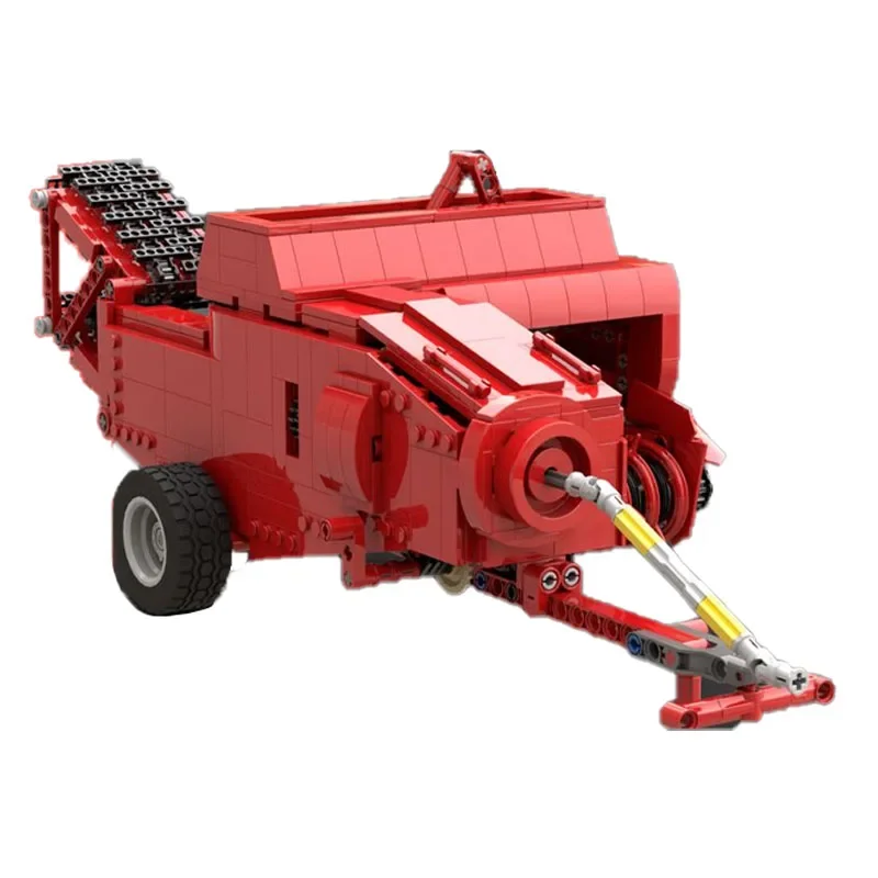 Classic Agricultural Machinery AP53 High Pressure Baler MOC-75779 1172pcs Building Block Toy Model Adult Children\'s BirthdayGift