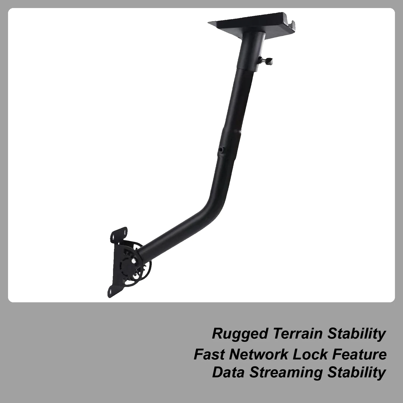 For Starlink Gen 3 Antenna Mounting Pole Precise Metal Compact Mounting RV Roof Mount For RV Camping Outdoor Travel Home