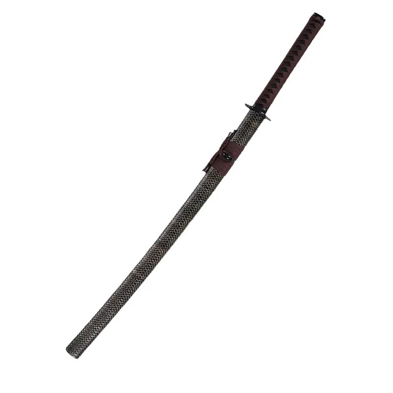 102cm/40.16in 일본 대나무 사무라이 검 모델 소품 무기 애니메이션 주변기기 코스프레 칼집 연습 디스플레이 장식품