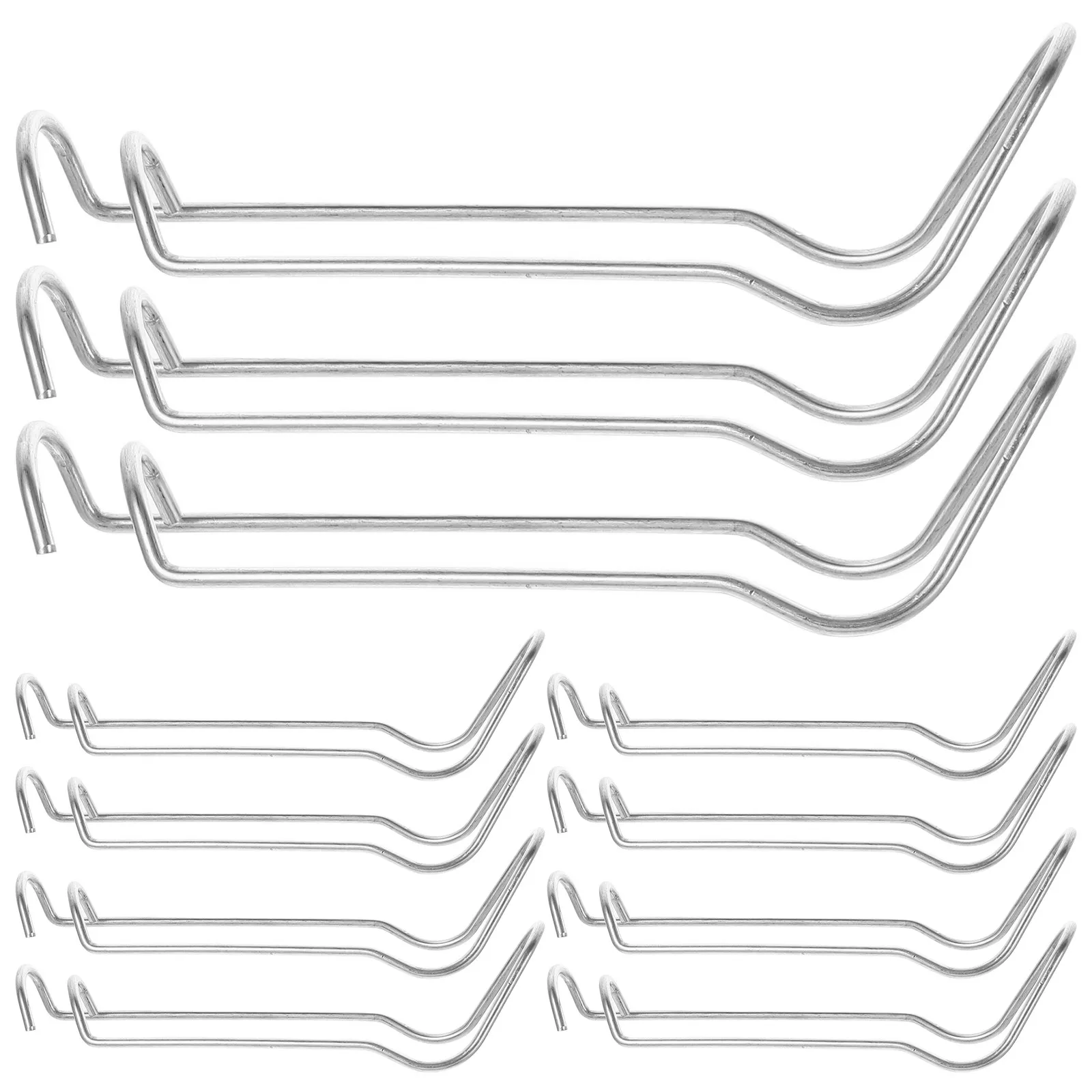 

20Pcs 16Mm Weatherproof Garden Trellis Buckle Clip Silver Connecting Clamp for Bamboo Canes Climbing Net Greenhouse Pipe Support