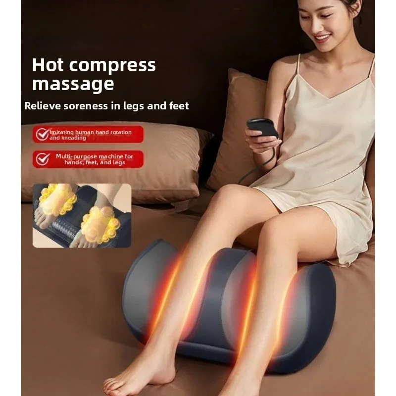 Automatic Kneading Calf & Foot Massager, Sole Therapy Machine Muscle Relax Device for Household Foot Spa Treatment