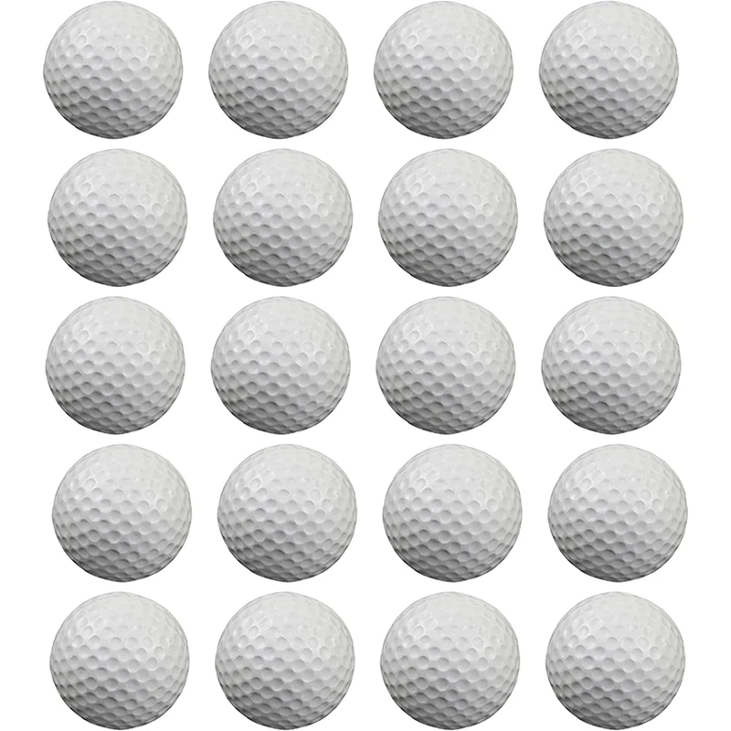 

NEW-20 Pcs Air Golf Practice Balls,Foam Ball,Golf Training Indoor And Outdoor, For Backyard Hitting Mat