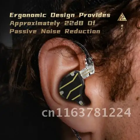 

QKZ ZXN ZS10 Pro Metal Earphone Bass HiFi Wired Headphones with Mic Noice Cancelling Headset Musician Monitor Earbuds Sports