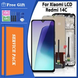 6.88'' Display For Xiaomi Redmi 14C 2411DRN47C LCD Display Screen Touch Panel Digitizer Frame For Redmi 14c Screen Display