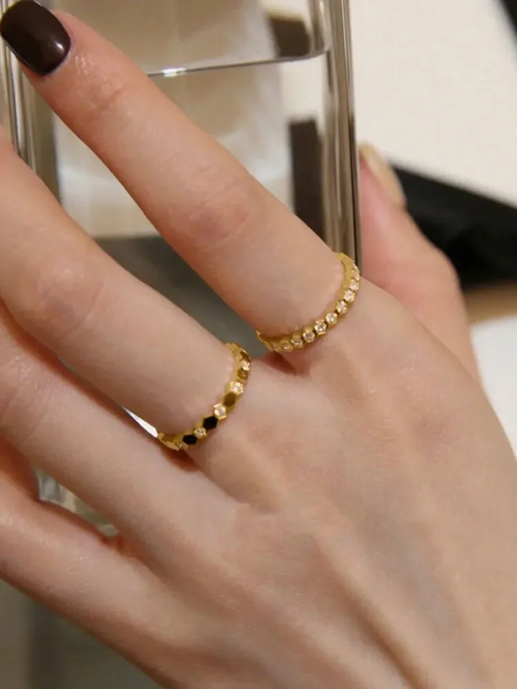 Pierścionki damskie ze srebra próby 925 z cyrkoniami, geometryczne, na co dzień, na imprezę, wysokiej jakości, vintage, elegancka biżuteria, akcesoria.