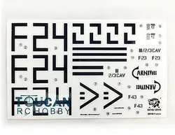 HENG LONG 1/16 USA M1A2 Abrams RC Tank Model 3918 Decal Sticker Accessory TH00538-SMT4