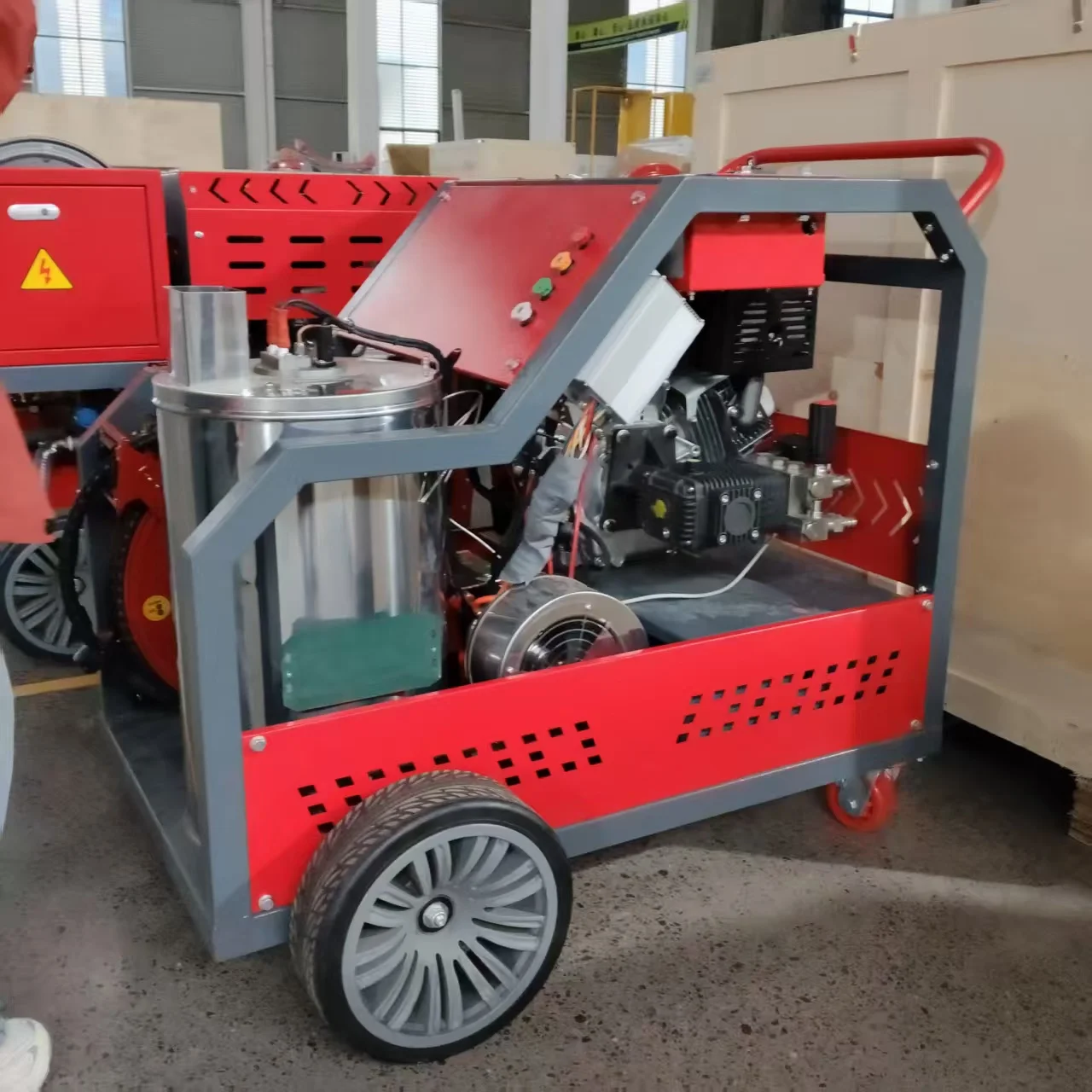 Commercial Professional 200 Bar Dredging Washer Water Washing High Pressure Electric Drain Cleaner Sewer Jetting Machines